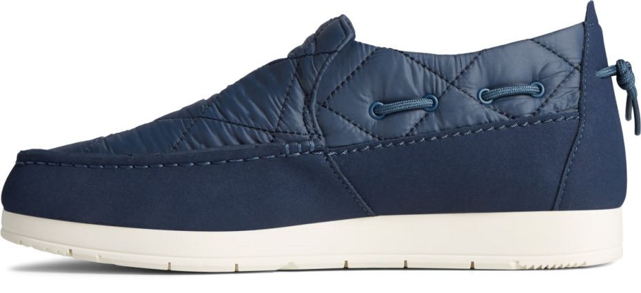 Slip De Nailon Moc-sider En Sperry Azul Marino