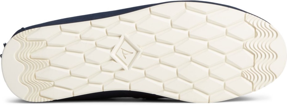 Slip De Nailon Moc-sider En Sperry Azul Marino