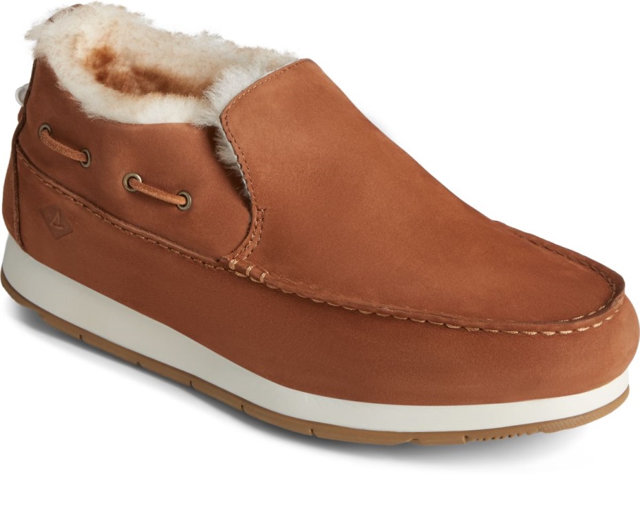 Slip Moc-sider Premium En Marrón Sperry