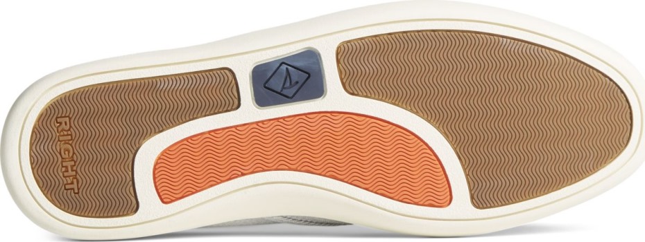 Zapatilla De Deporte Lavada Twin Gore De Los Bancos Exteriores Gris Sperry