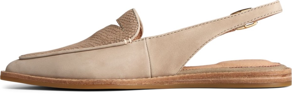 Slingback De Cuero Saybrook Taupe Sperry