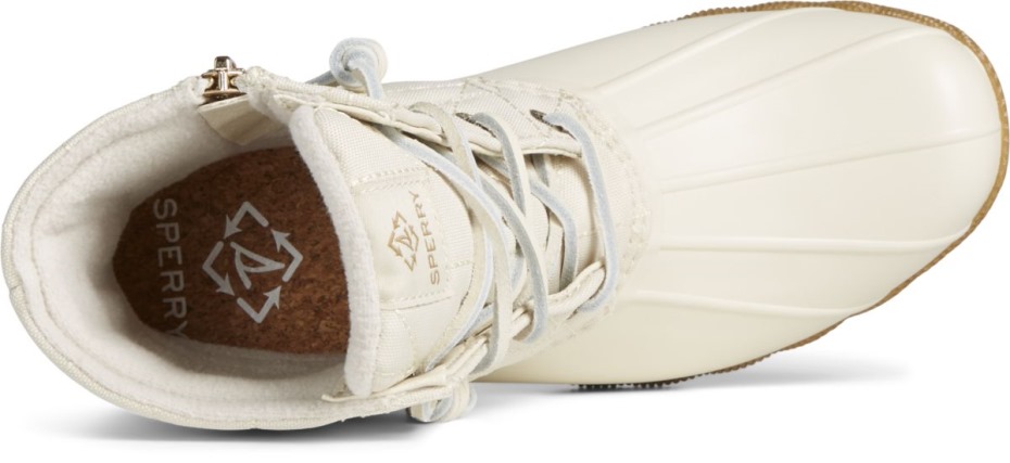 Bota De Nailon Reciclado Para Agua Salada Marfil Sperry