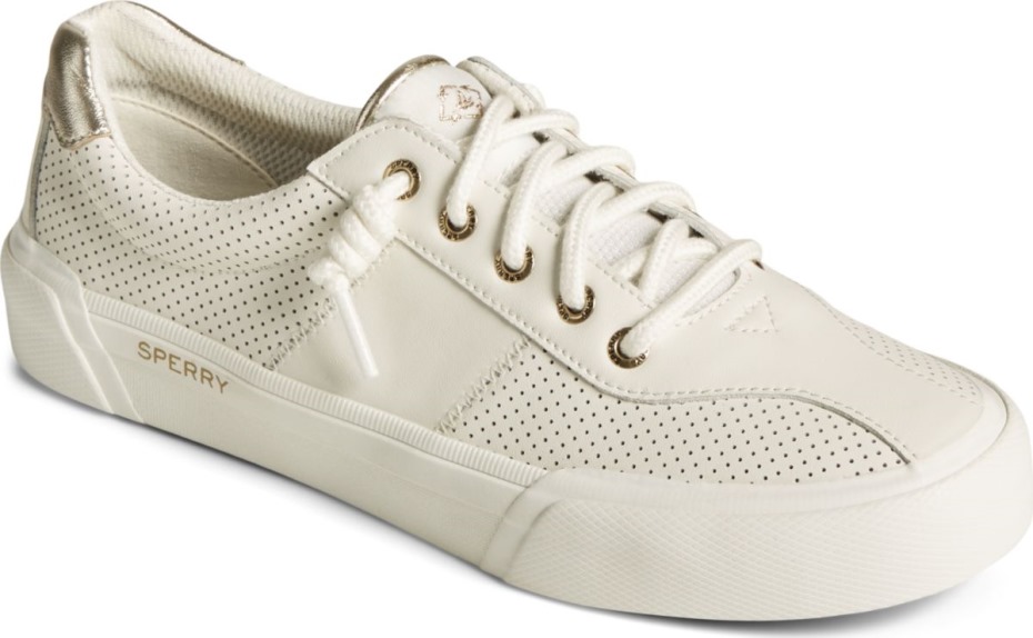 Seacycled Soletide Racy Metalizado Zapatilla Blanco Sperry