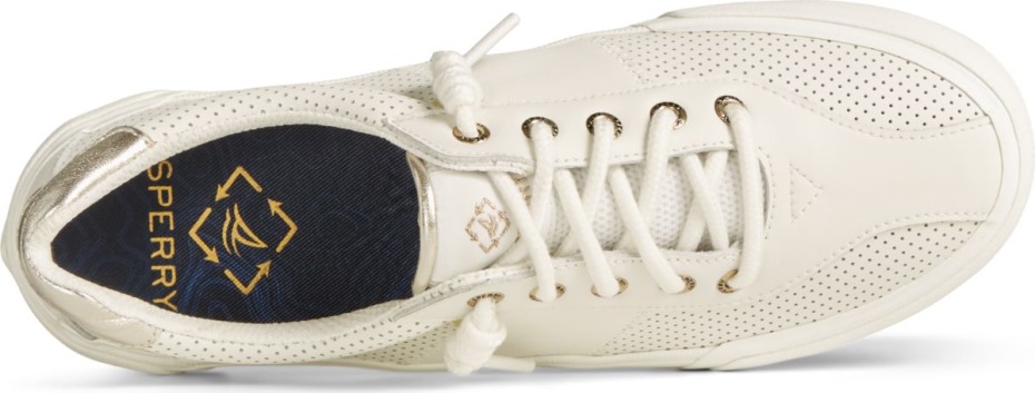 Seacycled Soletide Racy Metalizado Zapatilla Blanco Sperry