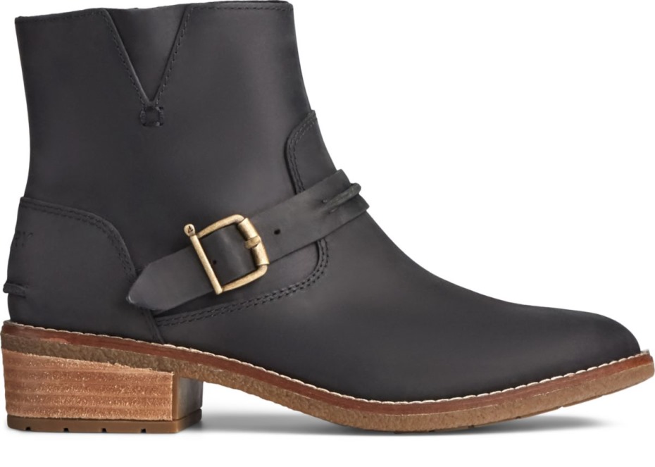 Seaport Storm Bota Con Grillete Corto Negro Sperry