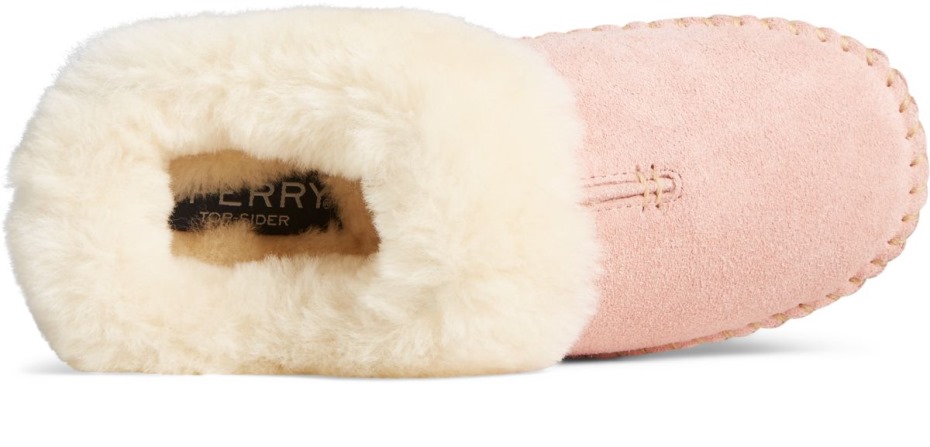 Pantuflas Tipo Zueco De Piel De Oveja Rubor Sperry