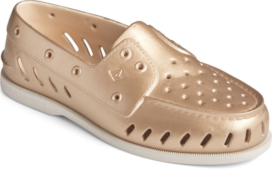 Sperry Auténtico Original Barco Flotador Zapato Champán