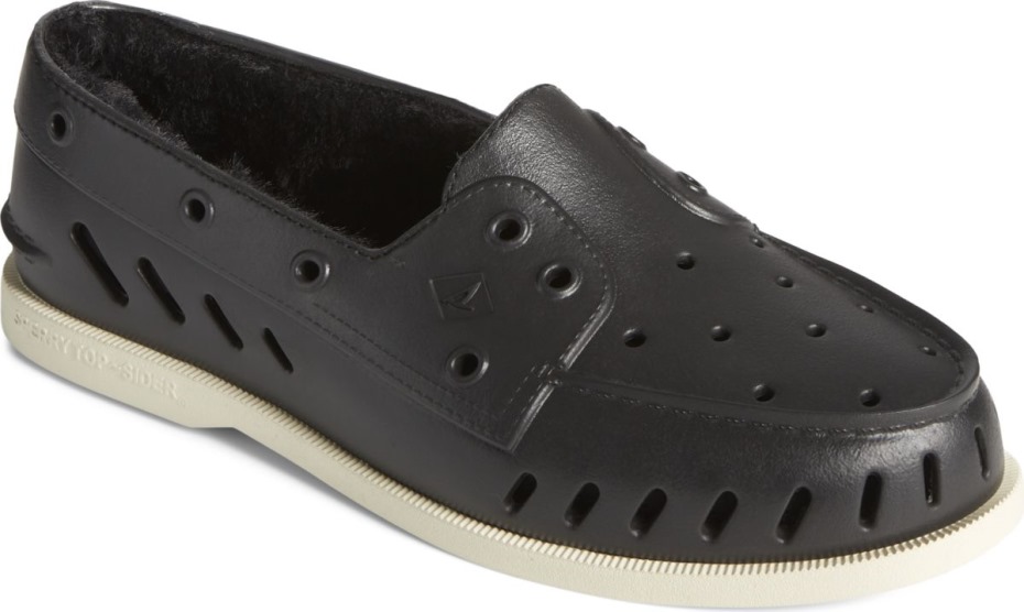 Sperry Auténtico Original Float Acogedor Náutico Negro