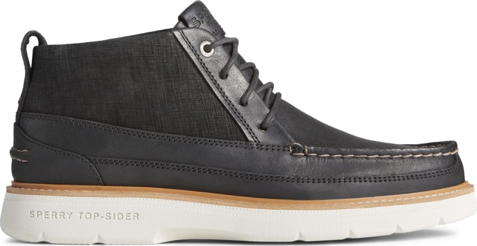 Sperry Auténtico Original Plushwave Lug Chukka Negro