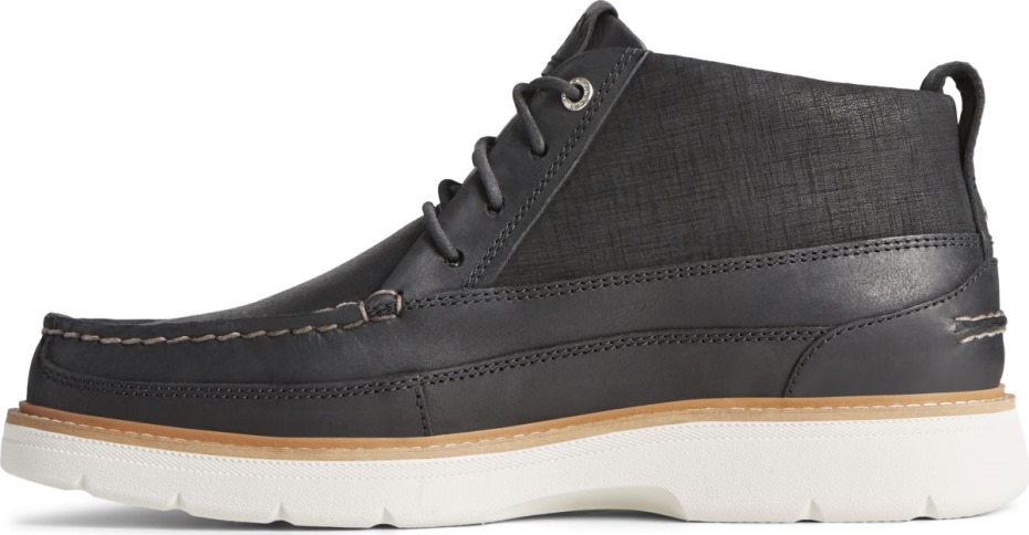 Sperry Auténtico Original Plushwave Lug Chukka Negro