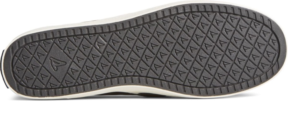 Sperry Crest Twin Gore Plushwave Piel De Serpiente Sin Cordones En La Zapatilla De Deporte Negro