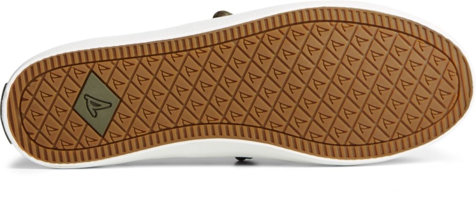 Sperry Crest Vibe Camo Zapatillas De Deporte De Cuero Metalizado Verde Oliva