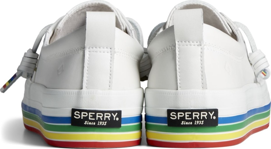 Sperry Crest Vibe Plataforma Orgullo Zapatilla De Deporte Blanco