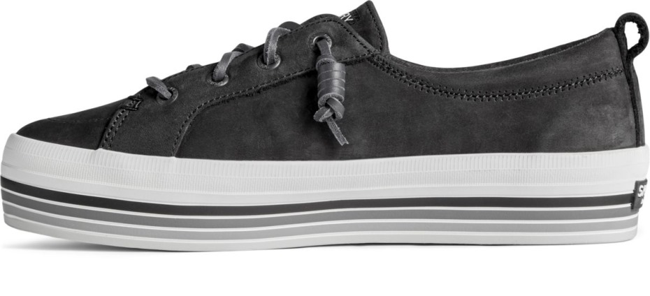 Zapatillas Sperry Crest Vibe Plataforma Raya Negro