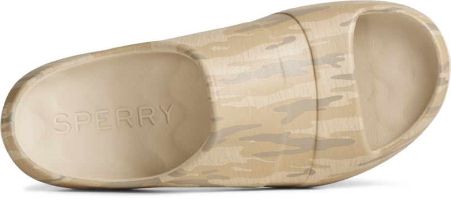 Sperry Float Camo Slide Sandalia Canela Multi