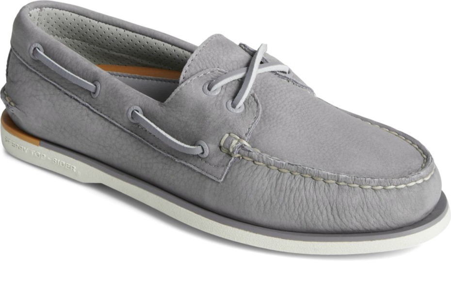 Náutico Sperry Copa Oro Auténtico Original Nubuck Gris