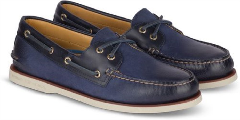 Sperry Copa De Oro Auténtico Original Rivingston Náutico Azul Marino