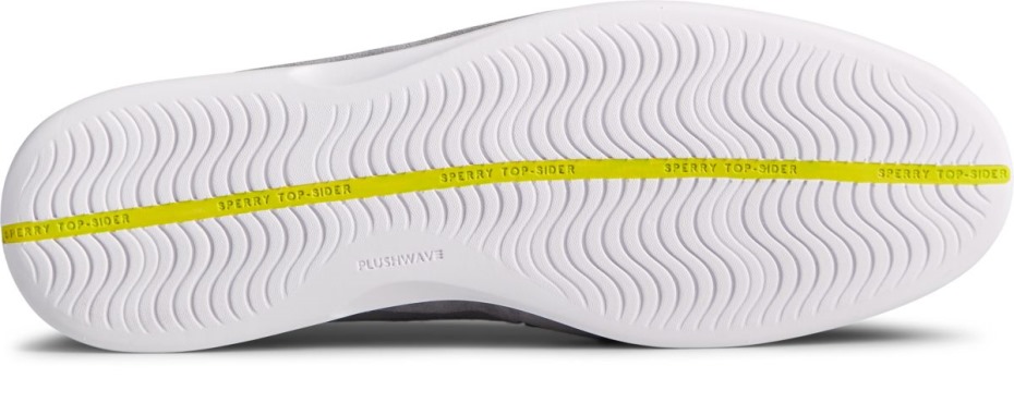 Sperry Gold Cup Cabo Plushwave Ante Gris Oxford De 4 Ojales