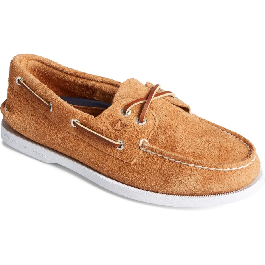 Sperry A/O - Zapato Náutico Con 2 Ojales Para Hombre, Color Canela
