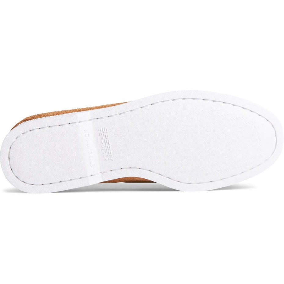 Sperry A/O - Zapato Náutico Con 2 Ojales Para Hombre, Color Canela