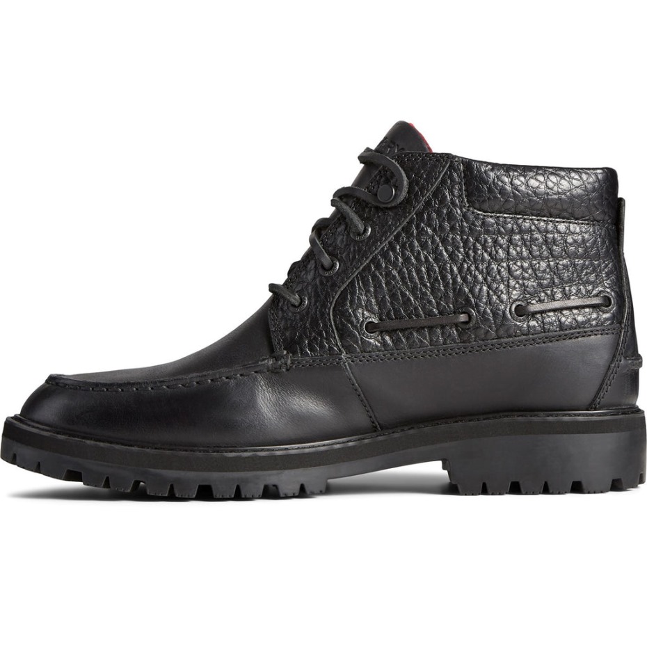 Sperry - Botas Chukka Originales Y Auténticas Para Hombre, Color Negro