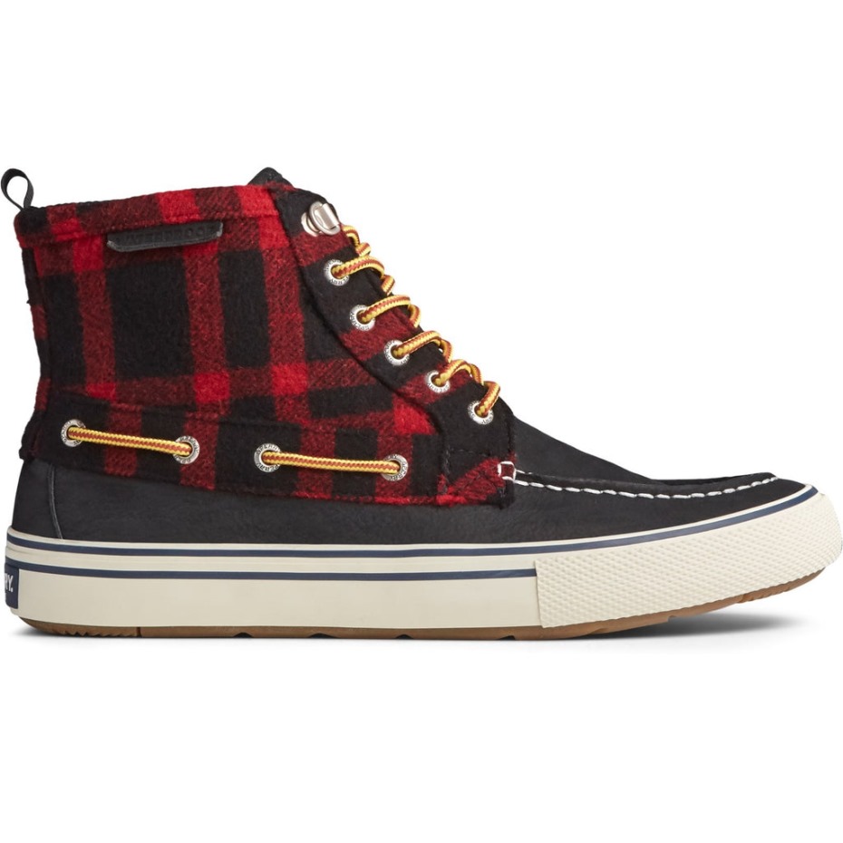 Sperry Bahama Storm Bota Para Hombre Negro Buff