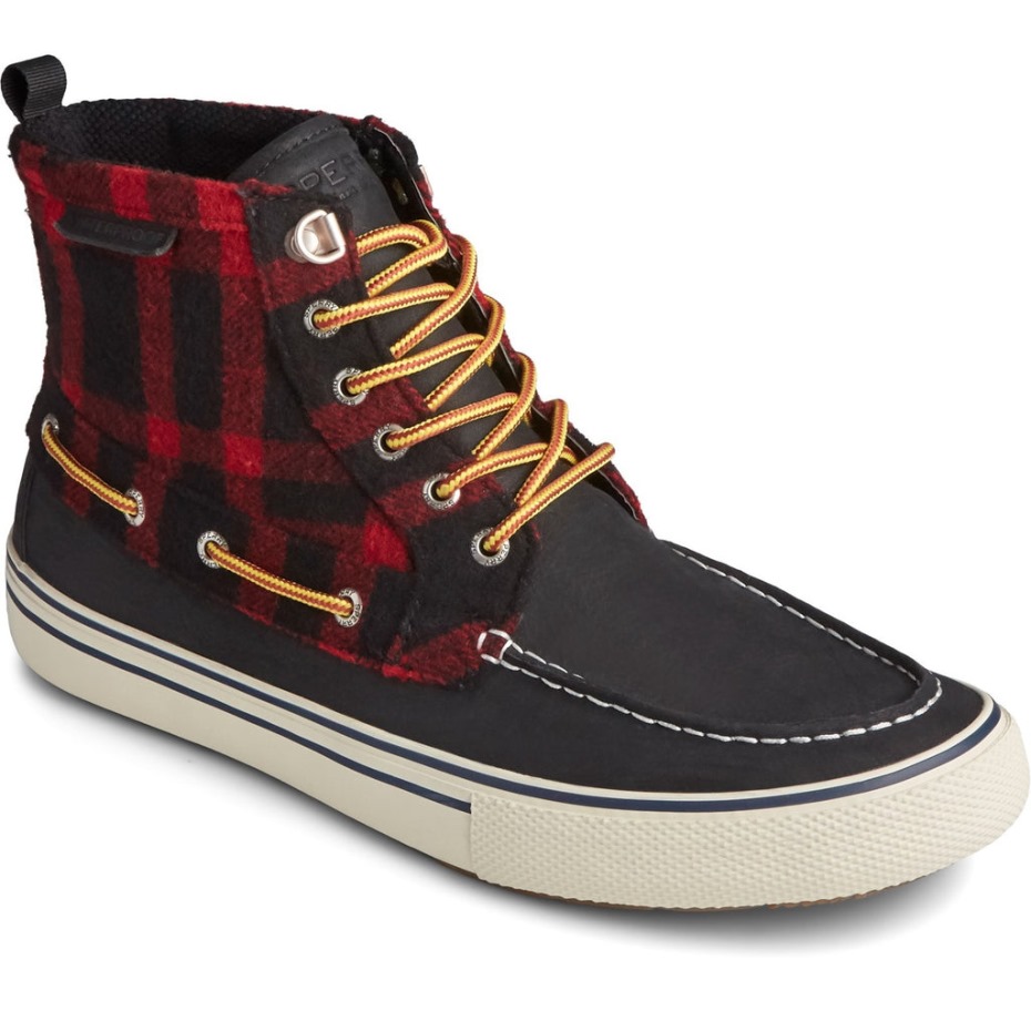 Sperry Bahama Storm Bota Para Hombre Negro Buff