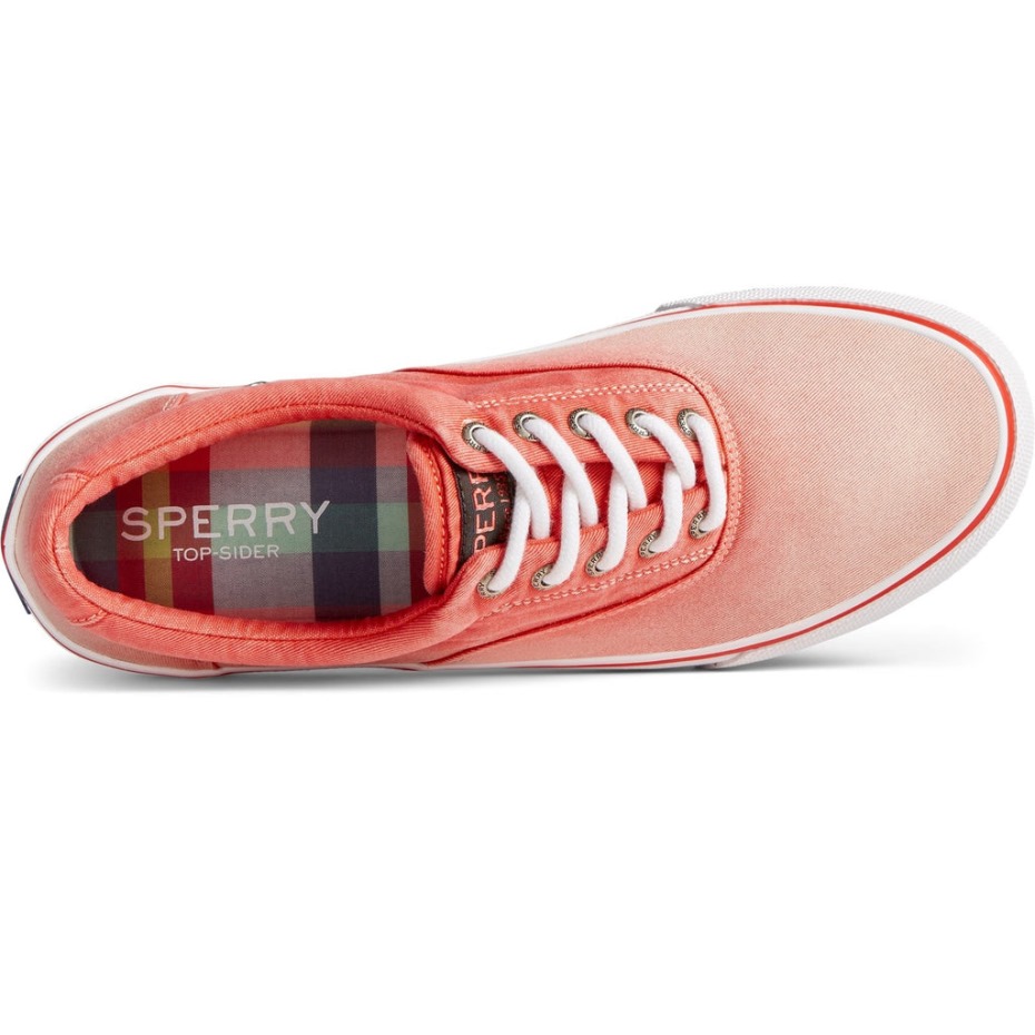 Sperry Hombres Striper Ii Cvo Ombre Lace Zapatos Rojo