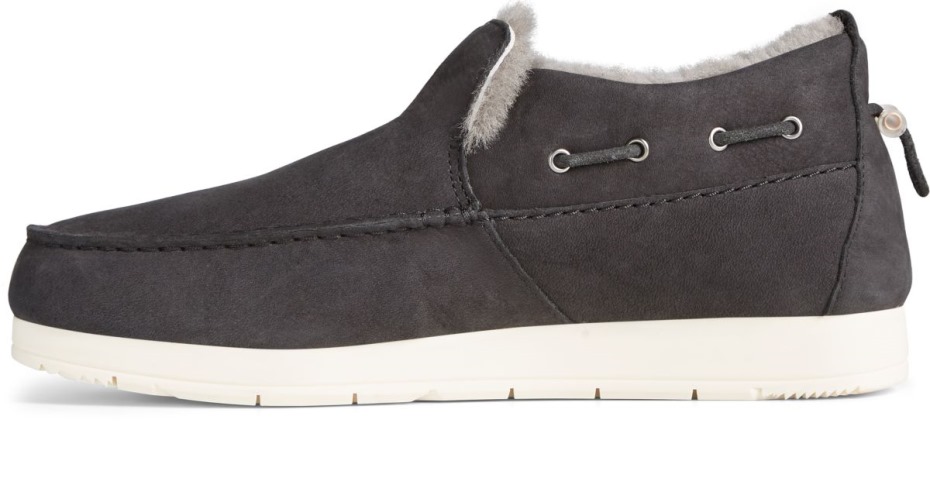 Zapatos Sin Cordones Sperry Moc-sider Premium En Negro