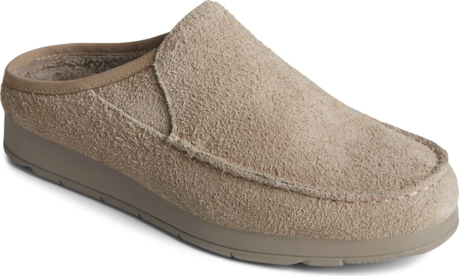 Slip On De Ante Moc-sider Sperry En Gris Topo