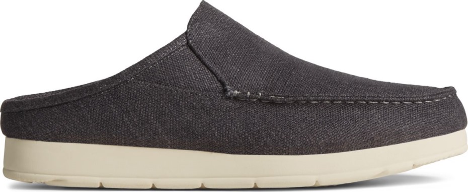 Mule Sperry Moc-sider Textil Negro