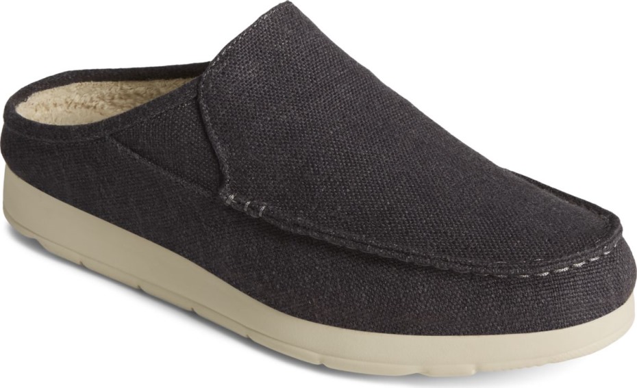 Mule Sperry Moc-sider Textil Negro