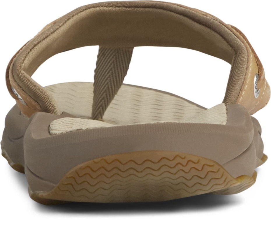 Sperry Bancos Exteriores Flip Flop Bronceado
