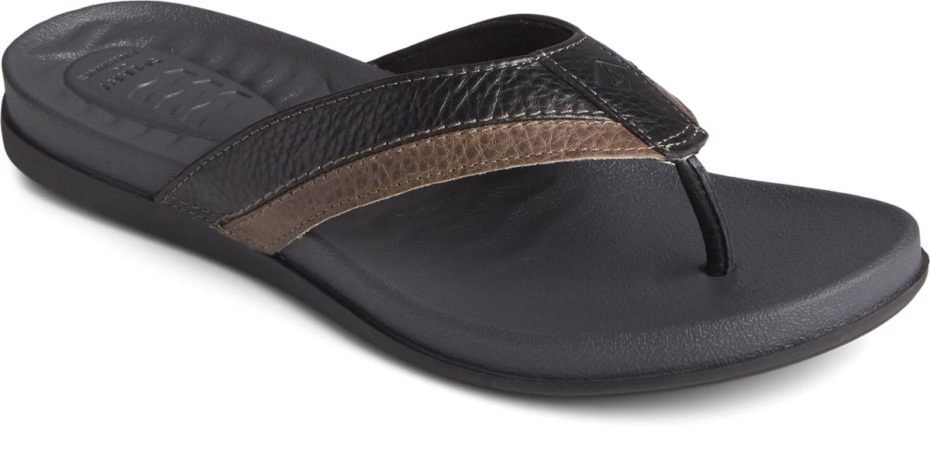 Chanclas De Muelle Sperry Plushwave Negras