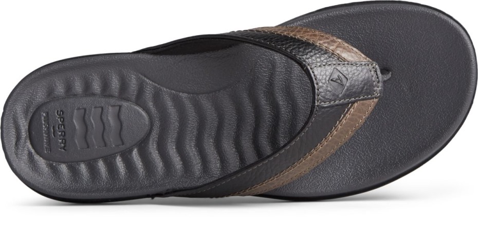 Chanclas De Muelle Sperry Plushwave Negras