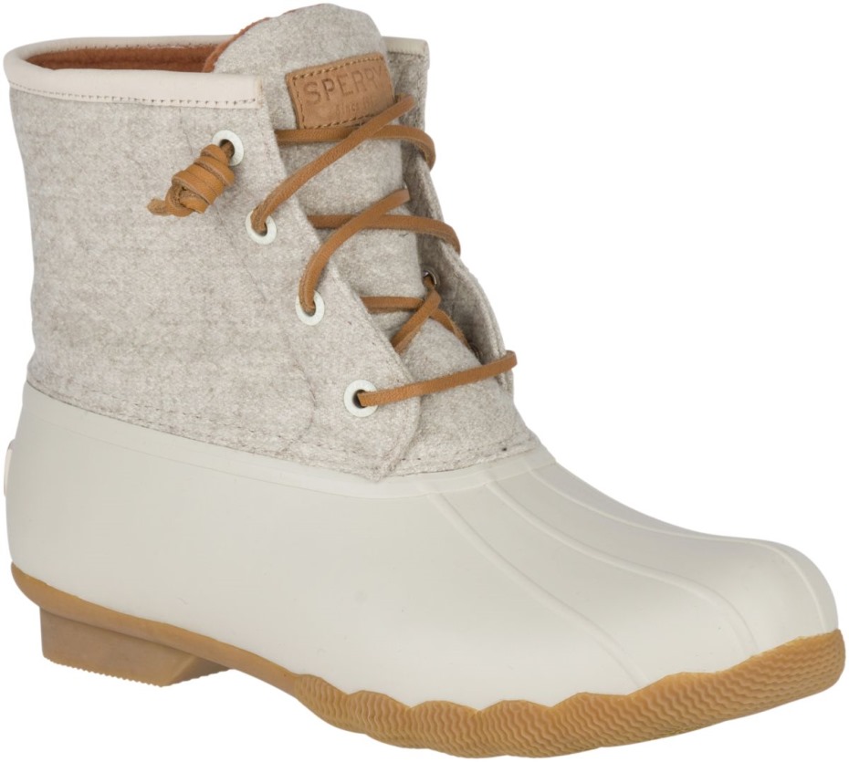 Bota De Pato En Relieve De Lana De Agua Salada Sperry Avena Thinsulate