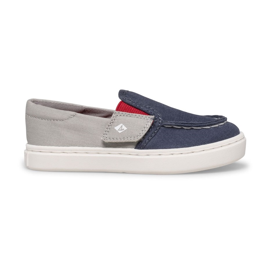Zapatilla Lavable Sperry Salty Júnior Gris Marino