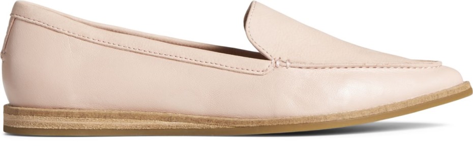 Mocasines Sin Cordones Sperry Saybrook De Cuero Tonal Rosa