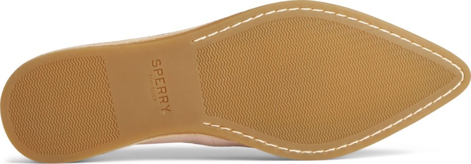 Mocasines Sin Cordones Sperry Saybrook De Cuero Tonal Rosa