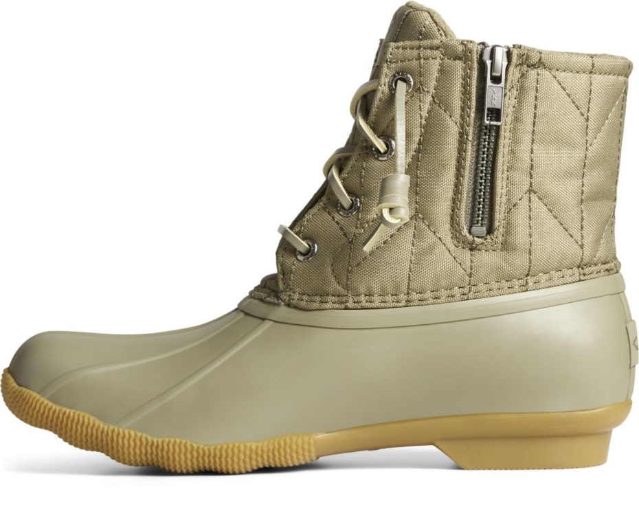 Bota De Pato De Nailon Agua Salada Sperry Verde