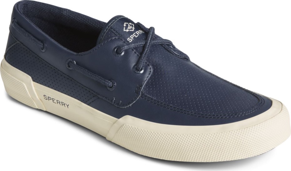 Zapatillas Sperry Seacycled Soletide Con 2 Ojales Azul Marino