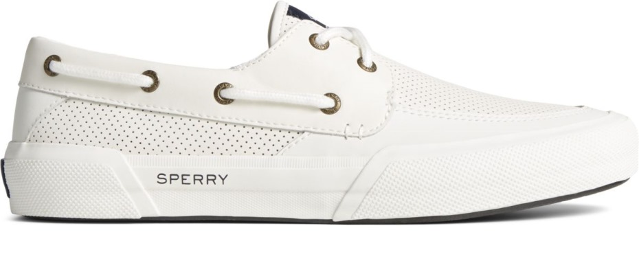Sperry Seacycled Soletide Zapatilla Con 2 Ojales Blanco