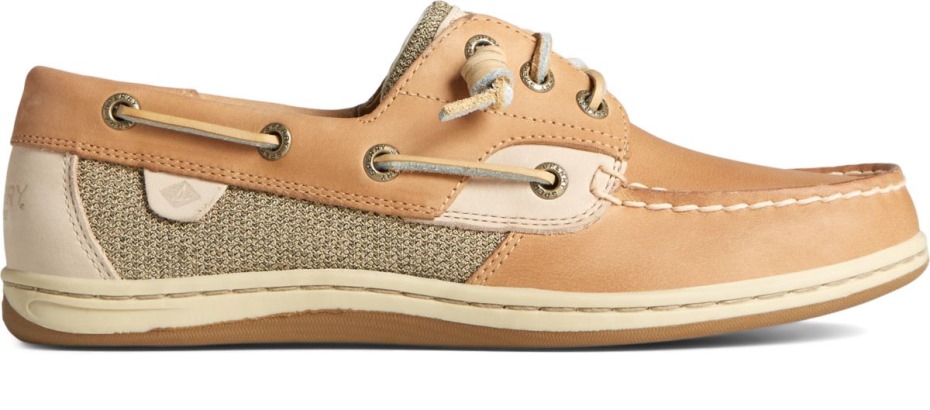 Sperry Pez Cantor Zapato Náutico De Lino