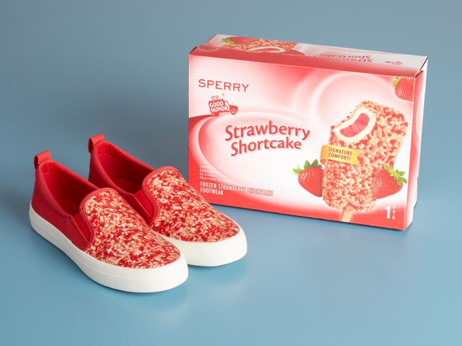 Sperry Sperry X Buen Humor Tarta De Fresa Cresta Gemela Sangre Zapatilla De Deporte Tarta Roja