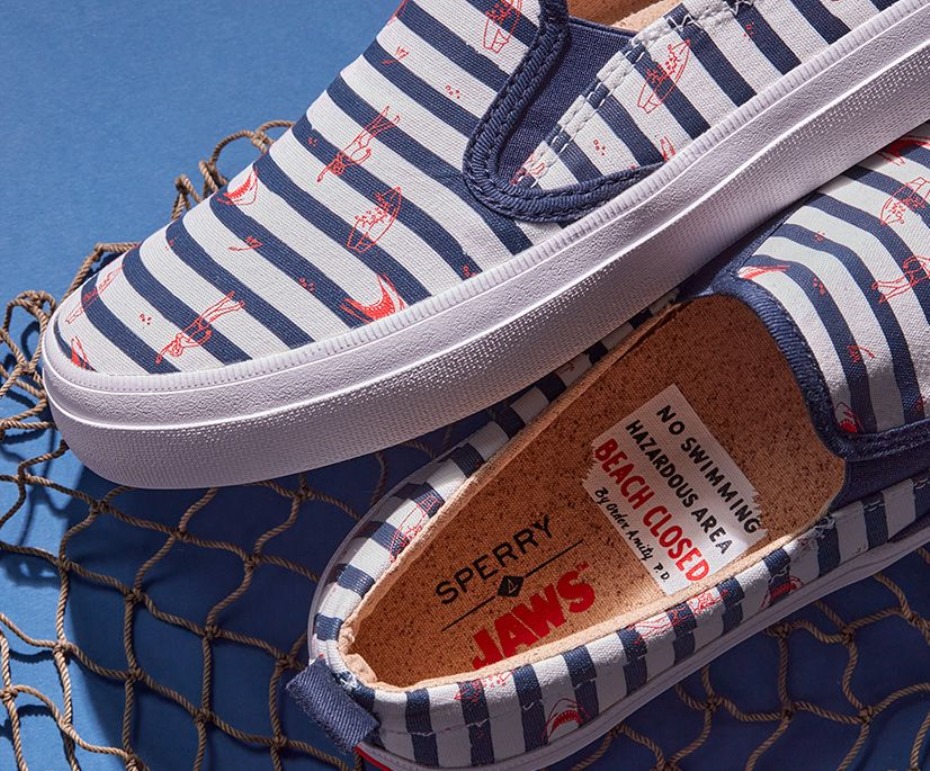 Sperry Sperry X Mandíbulas Crest Twin Gore Stripe Zapatillas Sin Cordones Azul
