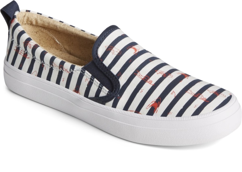 Sperry Sperry X Mandíbulas Crest Twin Gore Stripe Zapatillas Sin Cordones Azul
