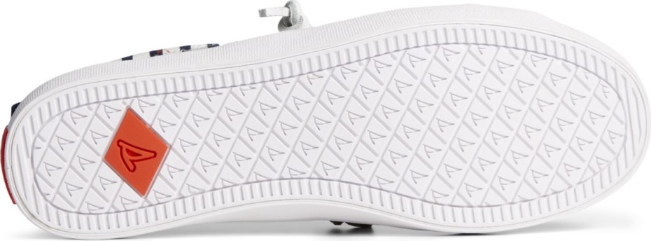 Sperry Sperry X Mandíbulas Crest Vibe Raya Zapatilla De Deporte Azul