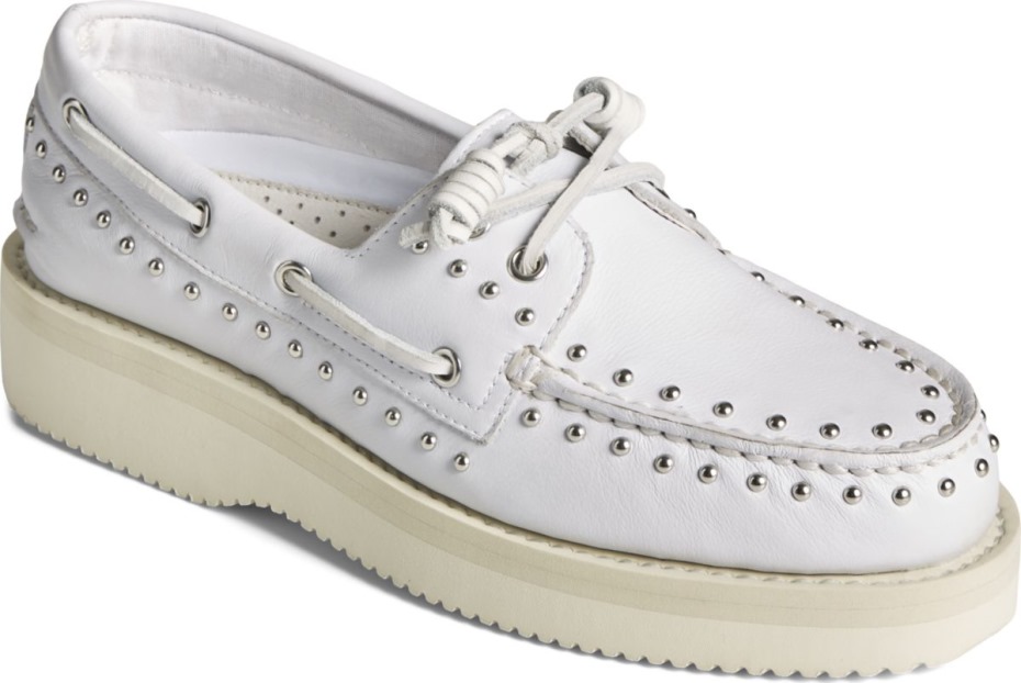Sperry Sperry X Rebecca Minkoff Auténtico Original 2-eye Sport Lug Barco Zapato Blanco