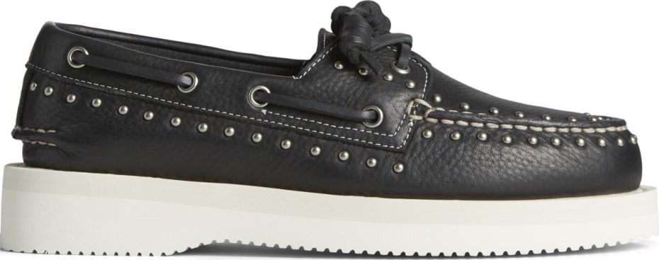 Sperry Sperry X Rebecca Minkoff Auténtico Original Náutico Con Tachuelas Negro