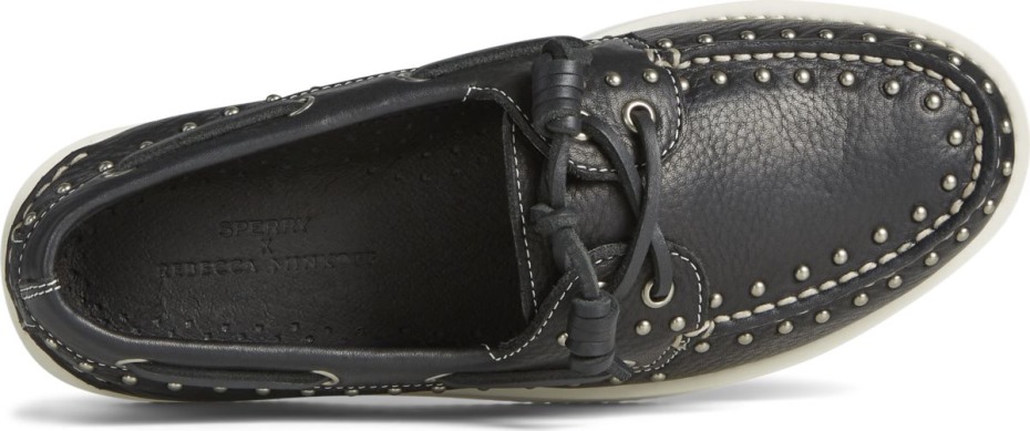 Sperry Sperry X Rebecca Minkoff Auténtico Original Náutico Con Tachuelas Negro